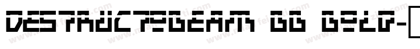 DestructoBeam BB Bold字体转换